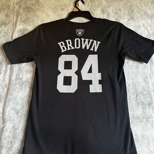 NFL YOUTH TEE BROWN OAKLAND RAIDERS SZ L (14-16)